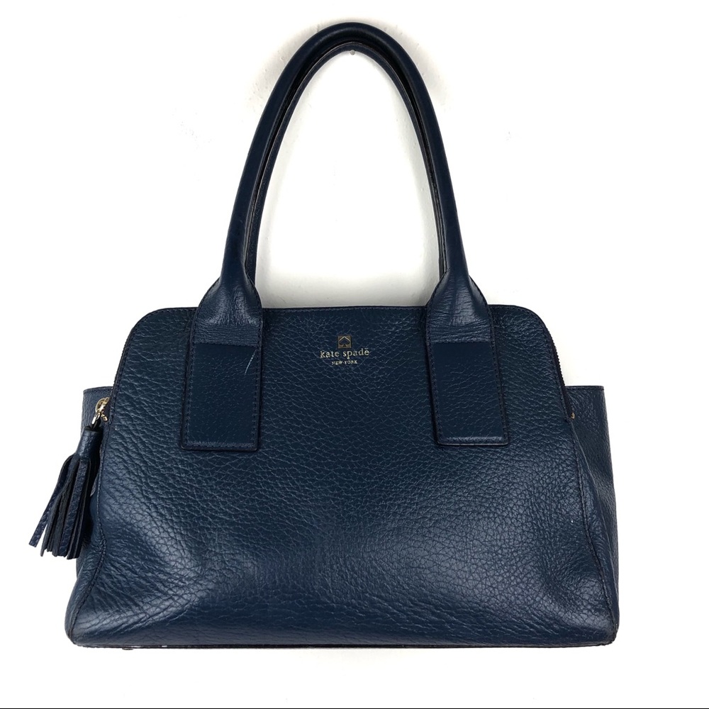 Kate Spade Blue Leather Handbag